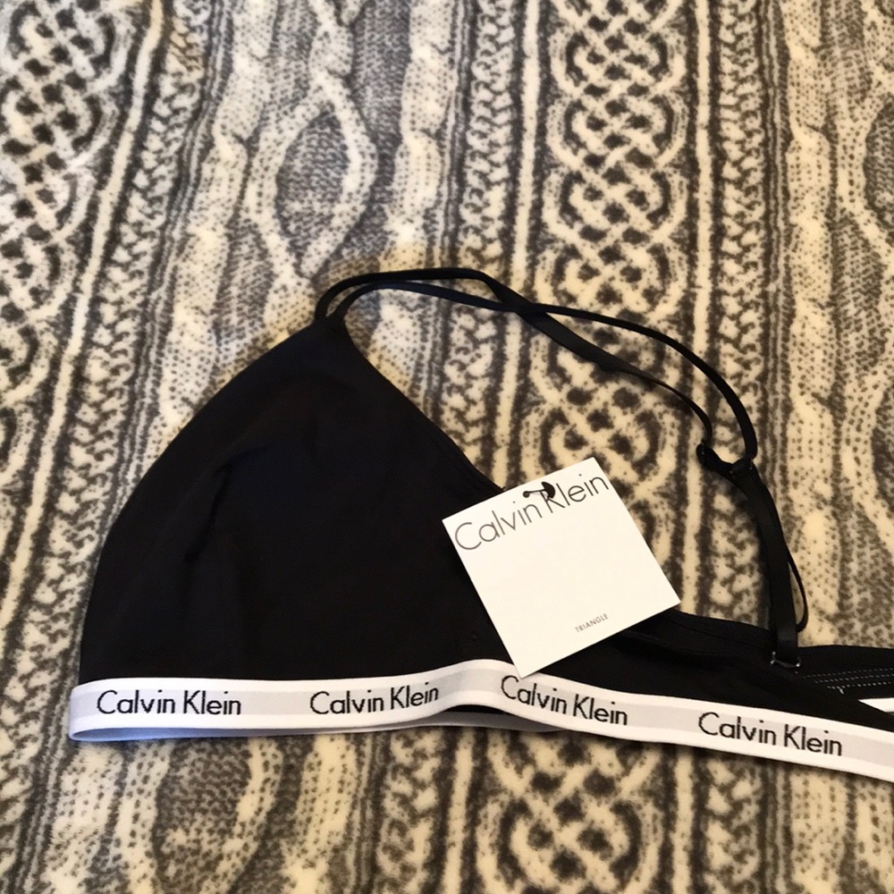 NWT black Calvin Klein bra